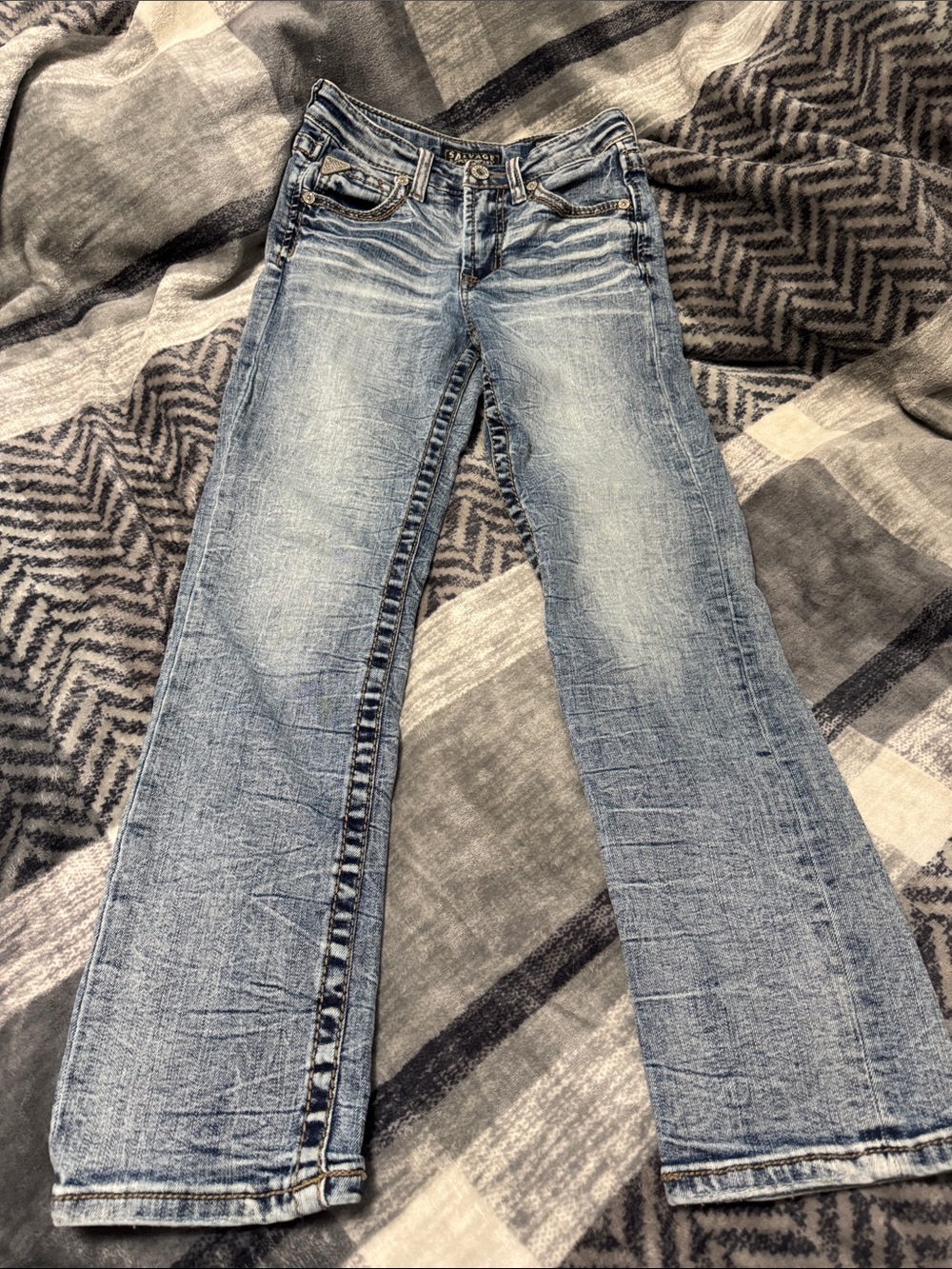 Light Wash Boy’s Jeans - salvage brand